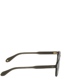 dunkelgrüne Sonnenbrille von Garrett Leight