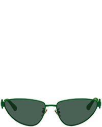 dunkelgrüne Sonnenbrille von Bottega Veneta