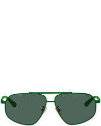 dunkelgrüne Sonnenbrille von Bottega Veneta