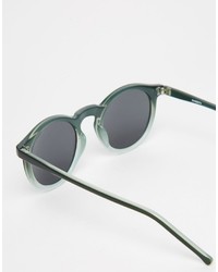 dunkelgrüne Sonnenbrille von Asos