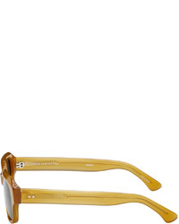 dunkelgrüne Sonnenbrille von Dries Van Noten