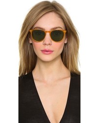 dunkelgrüne Sonnenbrille