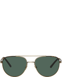 dunkelgrüne Sonnenbrille von Giorgio Armani