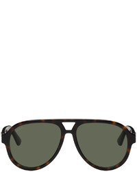 dunkelgrüne Sonnenbrille von Gucci