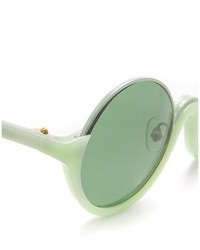 dunkelgrüne Sonnenbrille von 3.1 Phillip Lim