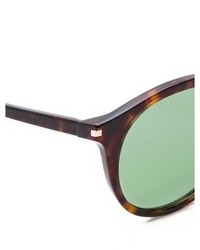 dunkelgrüne Sonnenbrille von Saint Laurent