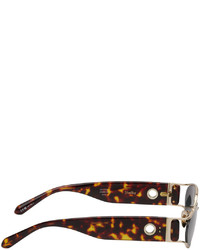 dunkelgrüne Sonnenbrille von Linda Farrow