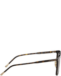 dunkelgrüne Sonnenbrille von Tom Ford