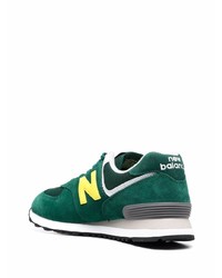 dunkelgrüne Sportschuhe von New Balance