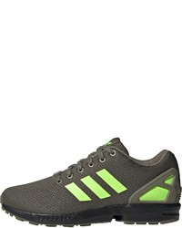 dunkelgrüne Sportschuhe von adidas Originals
