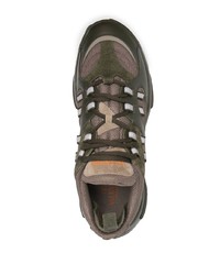 dunkelgrüne Sportschuhe von Valentino Garavani