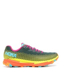 dunkelgrüne Sportschuhe von Hoka One One