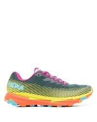 dunkelgrüne Sportschuhe von Hoka One One