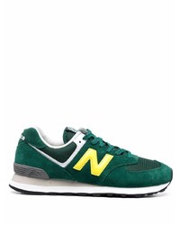 dunkelgrüne Sportschuhe von New Balance