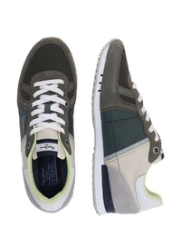 dunkelgrüne Sportschuhe von Pepe Jeans