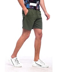 dunkelgrüne Sportshorts von Tom Barron