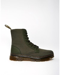 dunkelgrüne Stiefel von Dr. Martens