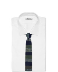 dunkelgrüne Strick Krawatte von Missoni
