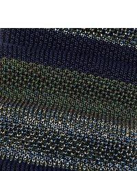 dunkelgrüne Strick Krawatte von Missoni