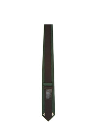 dunkelgrüne Strick Krawatte von Prada