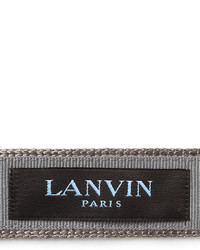 dunkelgrüne Strick Krawatte von Lanvin