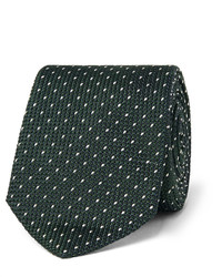 dunkelgrüne Strick Krawatte von Paul Smith