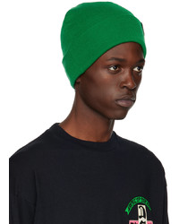 dunkelgrüne Strick Mütze von Ksubi