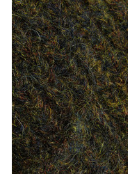 dunkelgrüne Strick Strickjacke mit einer offenen Front von Isabel Marant