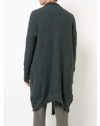 dunkelgrüne Strickjacke mit einer offenen Front von Daniel Andresen