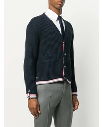 dunkelgrüne Strickjacke von Thom Browne