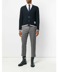 dunkelgrüne Strickjacke von Thom Browne