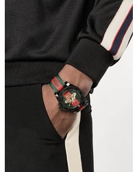 dunkelgrüne Uhr von Gucci