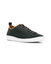 dunkelgrüne Wildleder niedrige Sneakers von Ps By Paul Smith