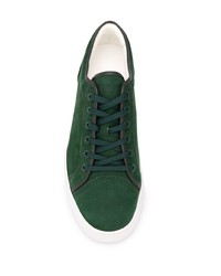dunkelgrüne Wildleder niedrige Sneakers von Etq.
