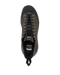 dunkelgrüne Wildleder niedrige Sneakers von Camper