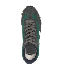 dunkelgrüne Wildleder niedrige Sneakers von Veja