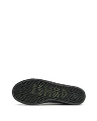 dunkelgrüne Wildleder niedrige Sneakers von Nike