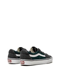 dunkelgrüne Wildleder niedrige Sneakers von Vans