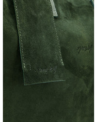 dunkelgrüne Wildledertaschen von Marsèll
