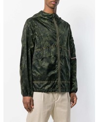 dunkelgrüne Windjacke von Moncler