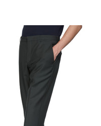 dunkelgrüne Wollchinohose von Prada