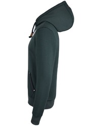 dunkelgrüner bedruckter Pullover mit einem Kapuze von Homebase