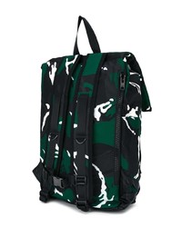 dunkelgrüner Camouflage Rucksack von Ktz