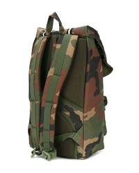 dunkelgrüner Camouflage Rucksack von Herschel Supply Co.