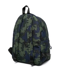 dunkelgrüner Camouflage Rucksack von VERSACE JEANS COUTURE