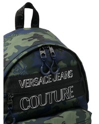 dunkelgrüner Camouflage Rucksack von VERSACE JEANS COUTURE