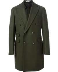 dunkelgrüner Mantel von Boglioli