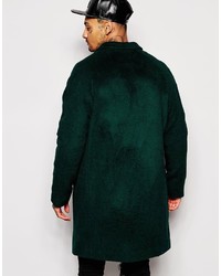 dunkelgrüner Mantel von Asos