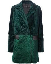 dunkelgrüner Mantel von Drome