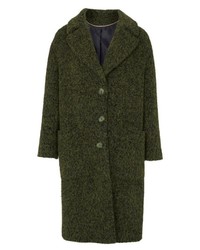 dunkelgrüner Mantel von Heine